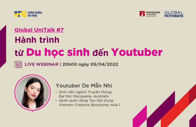 KFO-Global UniTalk #7_ Hành trình từ Du học sinh đến YouTuber 1024x662